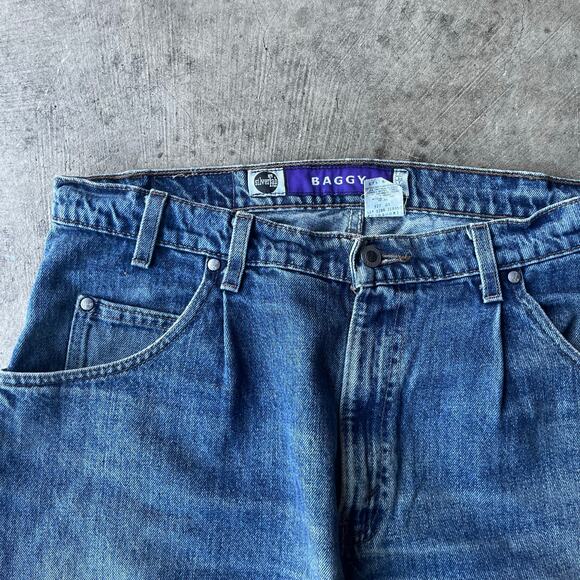 VINTAGE LEVIS SILVERTAB JEANS BAGGY PURPLE LABEL FITS  34X29 WIDE LEG DENIM Y2K - Picture 6 of 6
